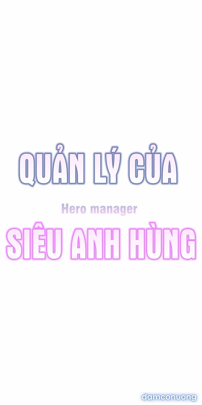 Quản Lý Của Siêu Anh Hùng